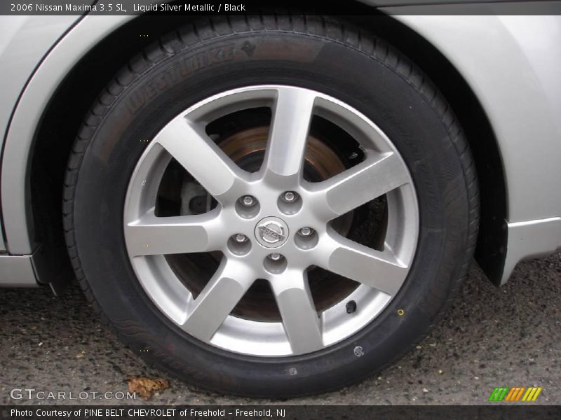 Liquid Silver Metallic / Black 2006 Nissan Maxima 3.5 SL