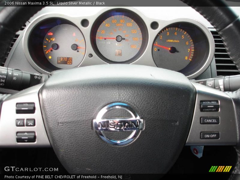 Liquid Silver Metallic / Black 2006 Nissan Maxima 3.5 SL