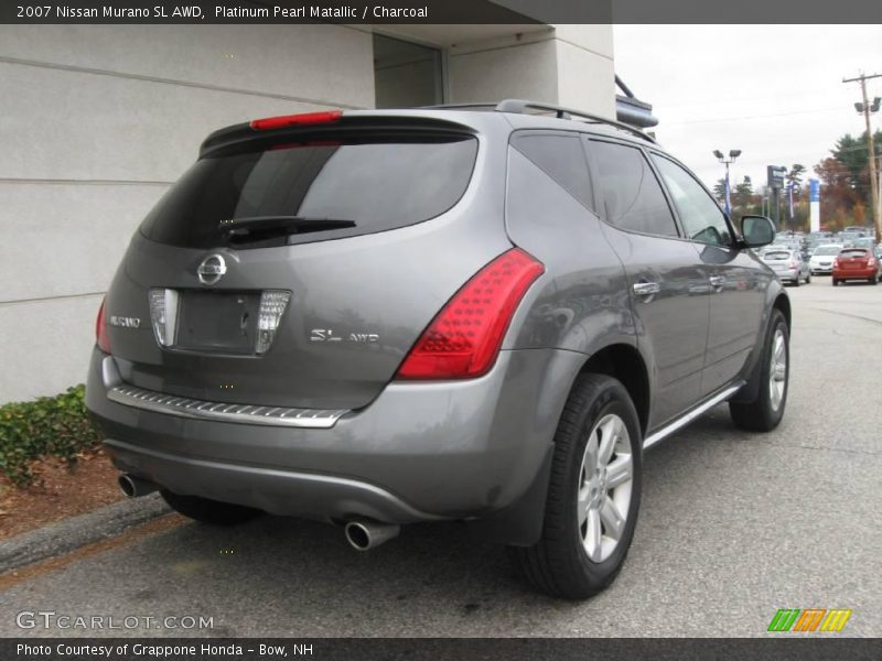 Platinum Pearl Matallic / Charcoal 2007 Nissan Murano SL AWD