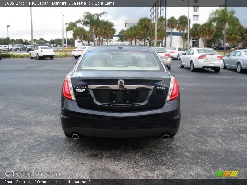 Dark Ink Blue Metallic / Light Camel 2009 Lincoln MKS Sedan