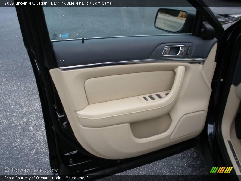 Dark Ink Blue Metallic / Light Camel 2009 Lincoln MKS Sedan