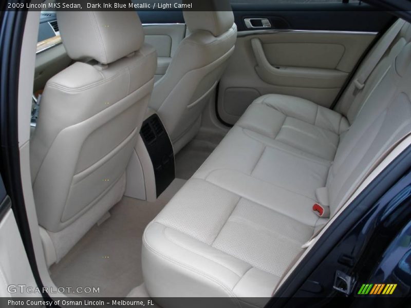 Dark Ink Blue Metallic / Light Camel 2009 Lincoln MKS Sedan