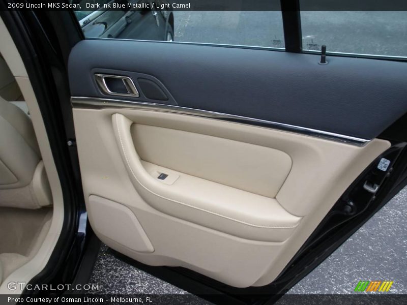 Dark Ink Blue Metallic / Light Camel 2009 Lincoln MKS Sedan