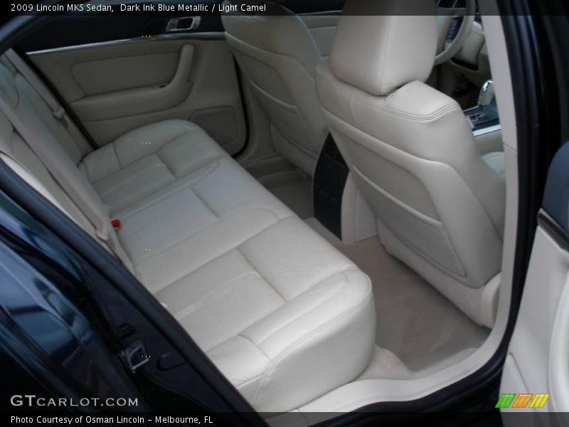 Dark Ink Blue Metallic / Light Camel 2009 Lincoln MKS Sedan