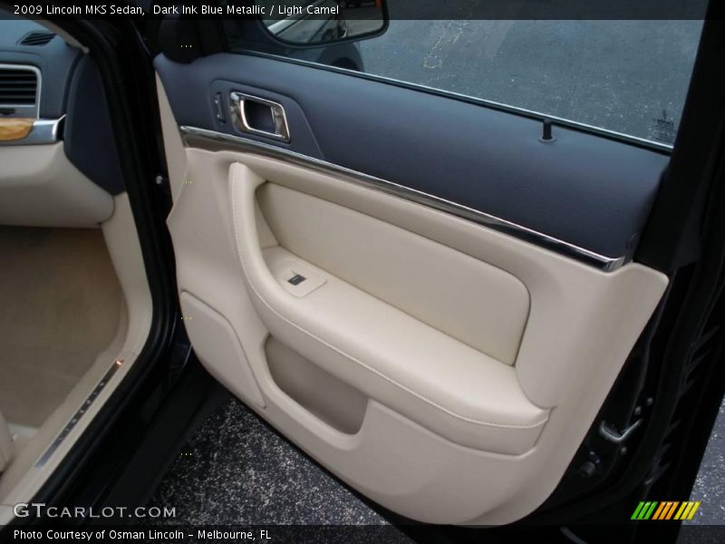 Dark Ink Blue Metallic / Light Camel 2009 Lincoln MKS Sedan