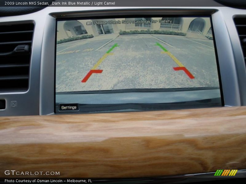Dark Ink Blue Metallic / Light Camel 2009 Lincoln MKS Sedan