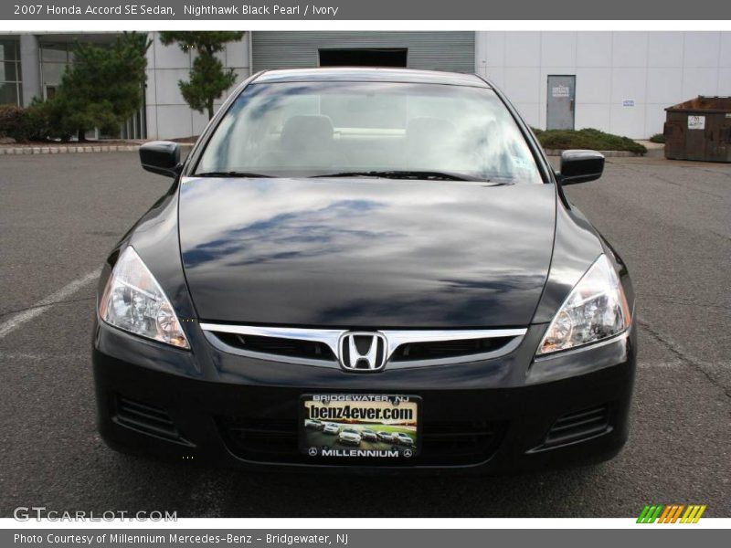 Nighthawk Black Pearl / Ivory 2007 Honda Accord SE Sedan