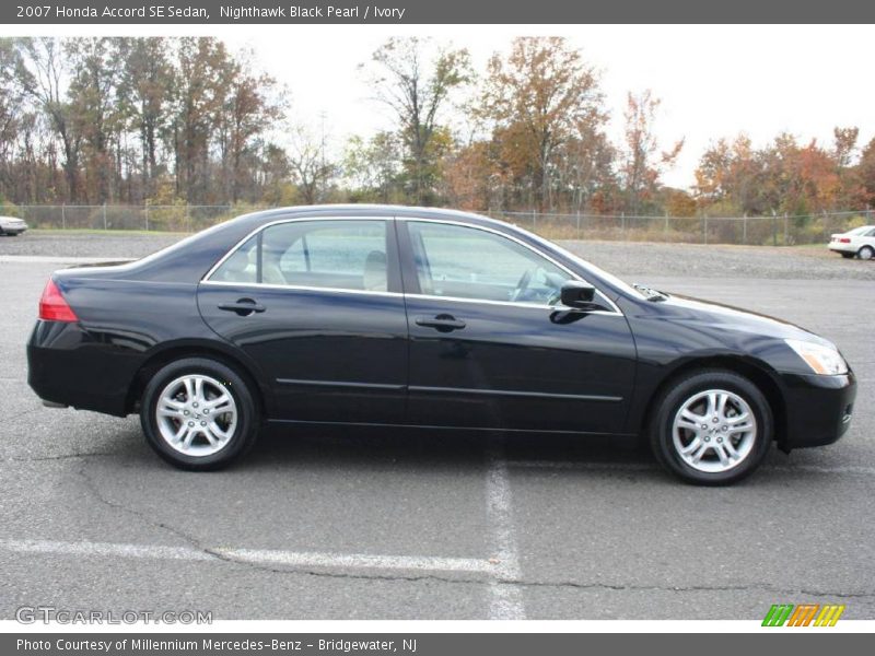 Nighthawk Black Pearl / Ivory 2007 Honda Accord SE Sedan