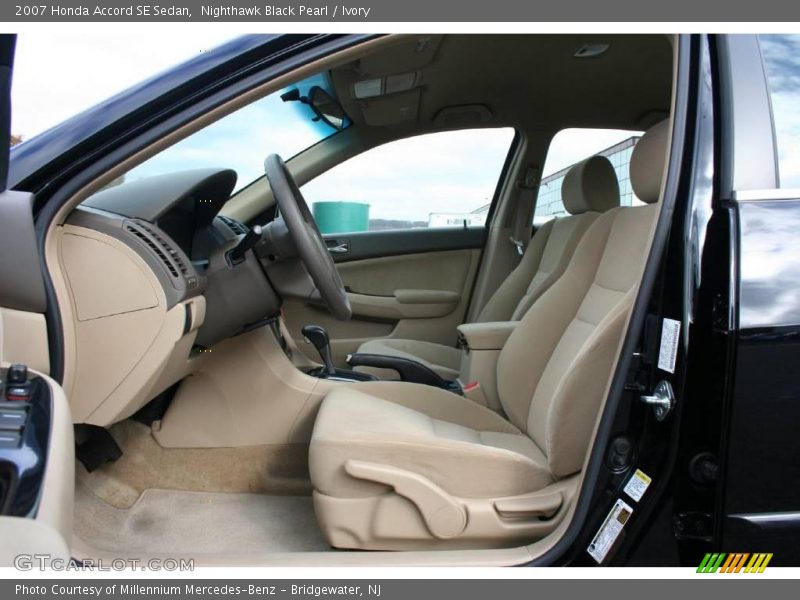 Nighthawk Black Pearl / Ivory 2007 Honda Accord SE Sedan