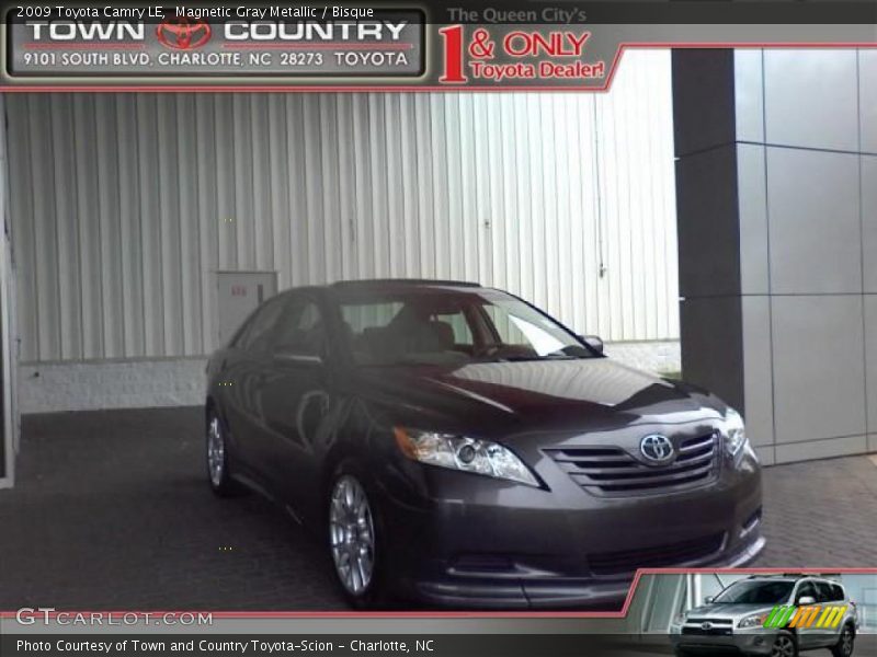 Magnetic Gray Metallic / Bisque 2009 Toyota Camry LE