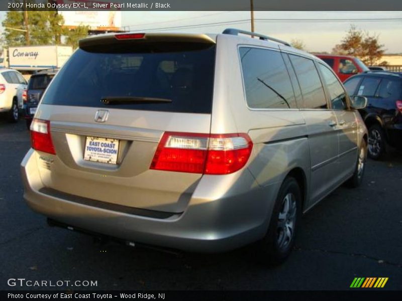 Silver Pearl Metallic / Black 2007 Honda Odyssey EX-L