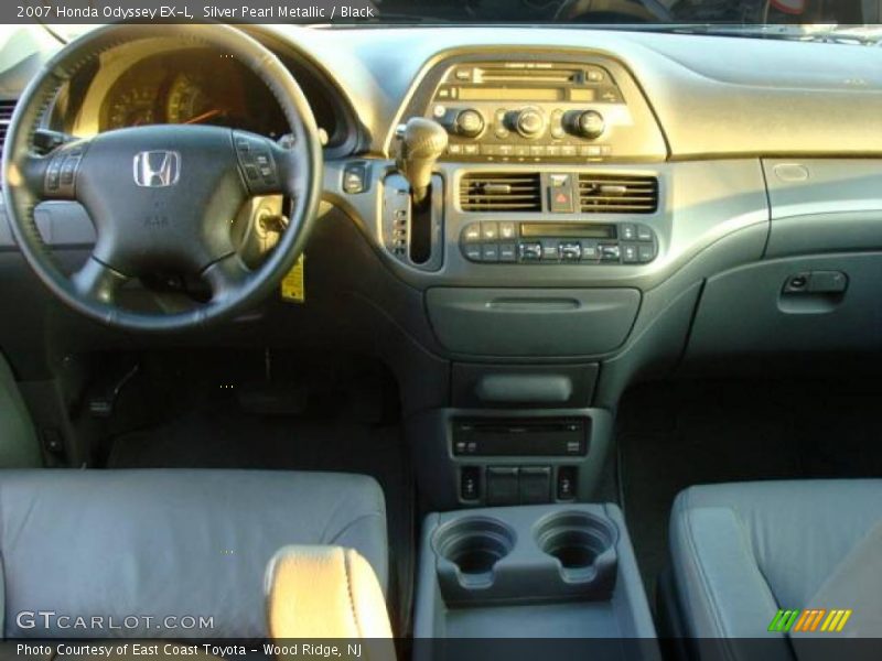 Silver Pearl Metallic / Black 2007 Honda Odyssey EX-L