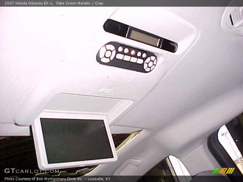 Slate Green Metallic / Gray 2007 Honda Odyssey EX-L