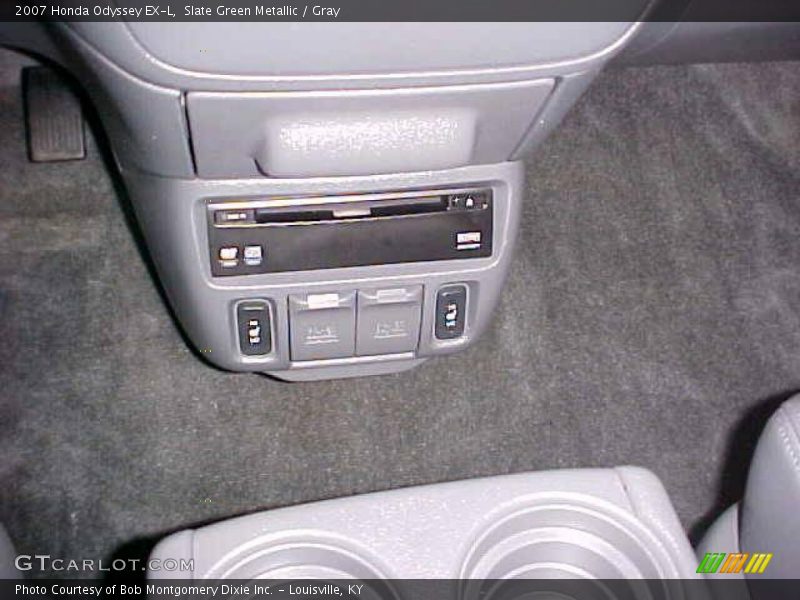 Slate Green Metallic / Gray 2007 Honda Odyssey EX-L