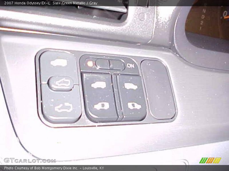 Slate Green Metallic / Gray 2007 Honda Odyssey EX-L