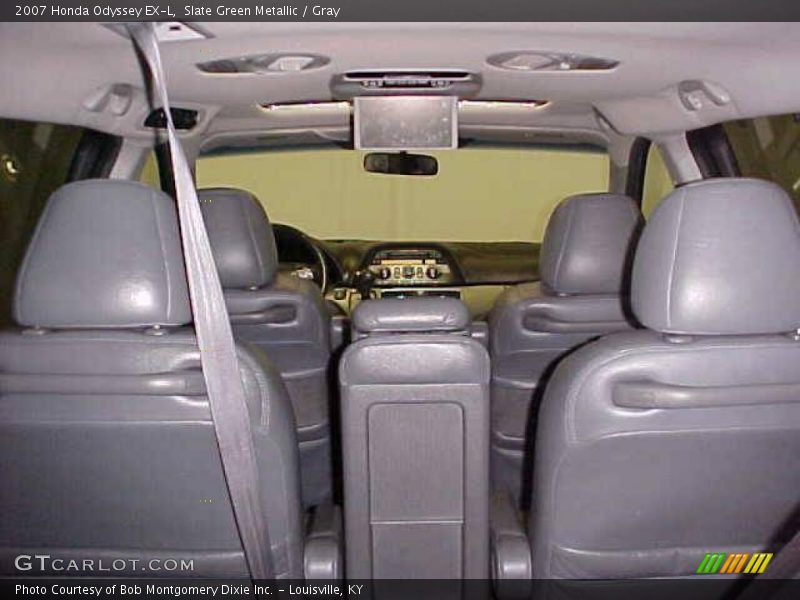 Slate Green Metallic / Gray 2007 Honda Odyssey EX-L