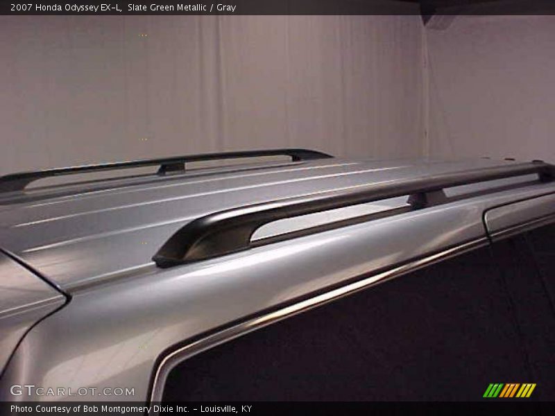 Slate Green Metallic / Gray 2007 Honda Odyssey EX-L