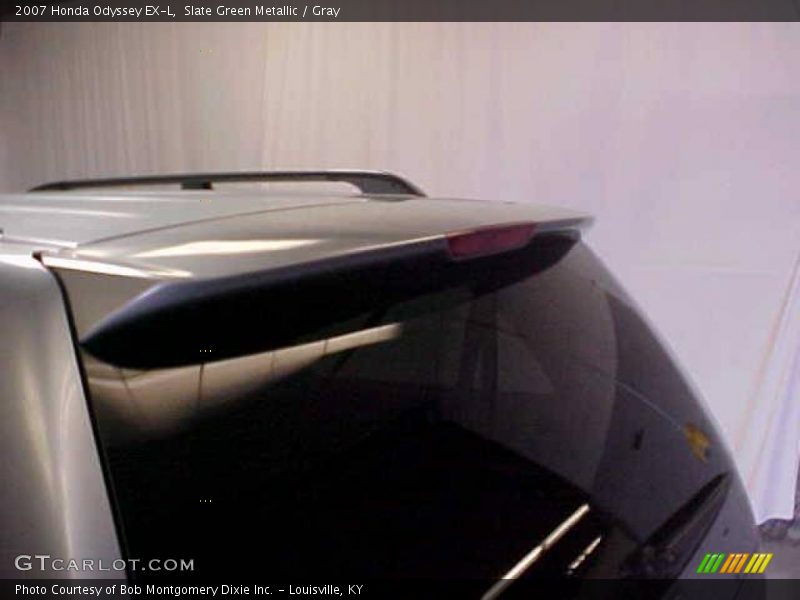 Slate Green Metallic / Gray 2007 Honda Odyssey EX-L