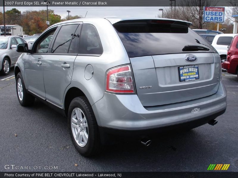 Pewter Metallic / Charcoal Black 2007 Ford Edge SEL AWD