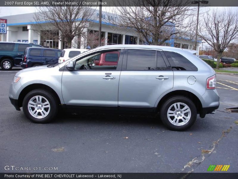 Pewter Metallic / Charcoal Black 2007 Ford Edge SEL AWD