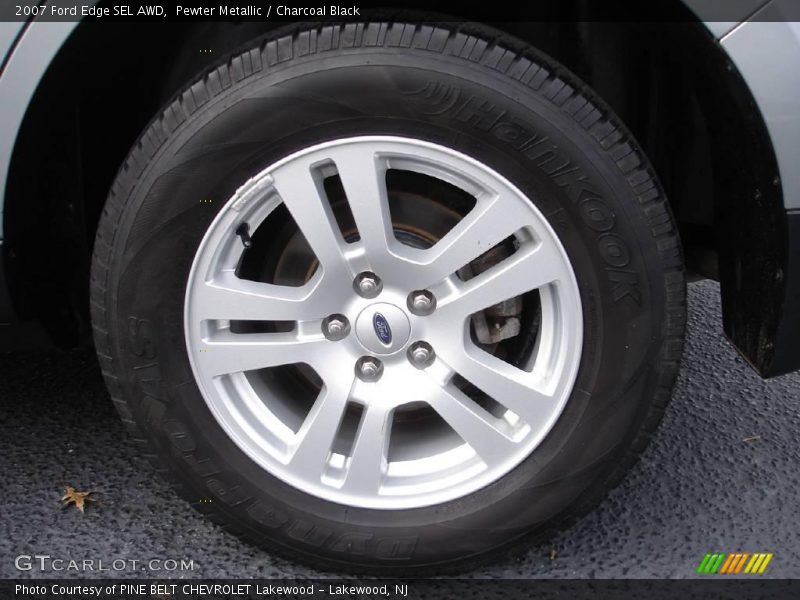 Pewter Metallic / Charcoal Black 2007 Ford Edge SEL AWD