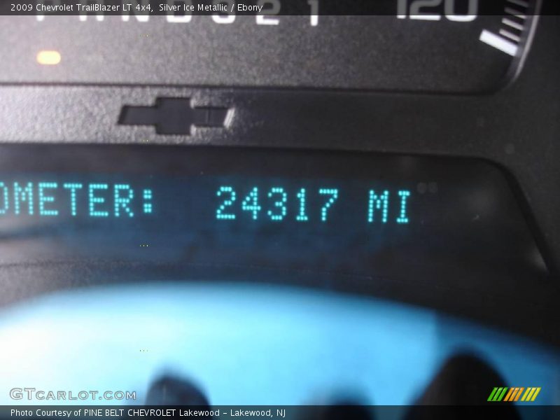 Silver Ice Metallic / Ebony 2009 Chevrolet TrailBlazer LT 4x4