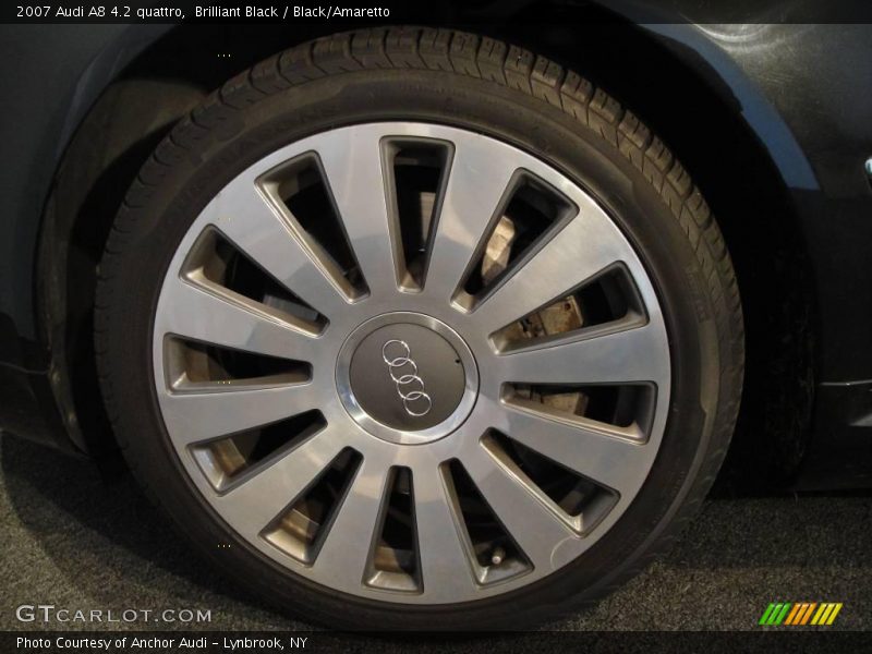 Brilliant Black / Black/Amaretto 2007 Audi A8 4.2 quattro