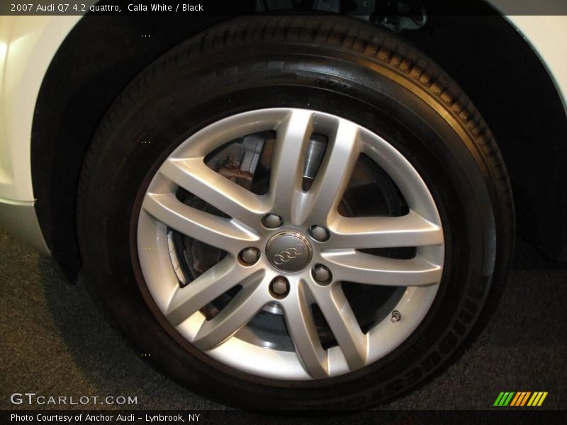Calla White / Black 2007 Audi Q7 4.2 quattro