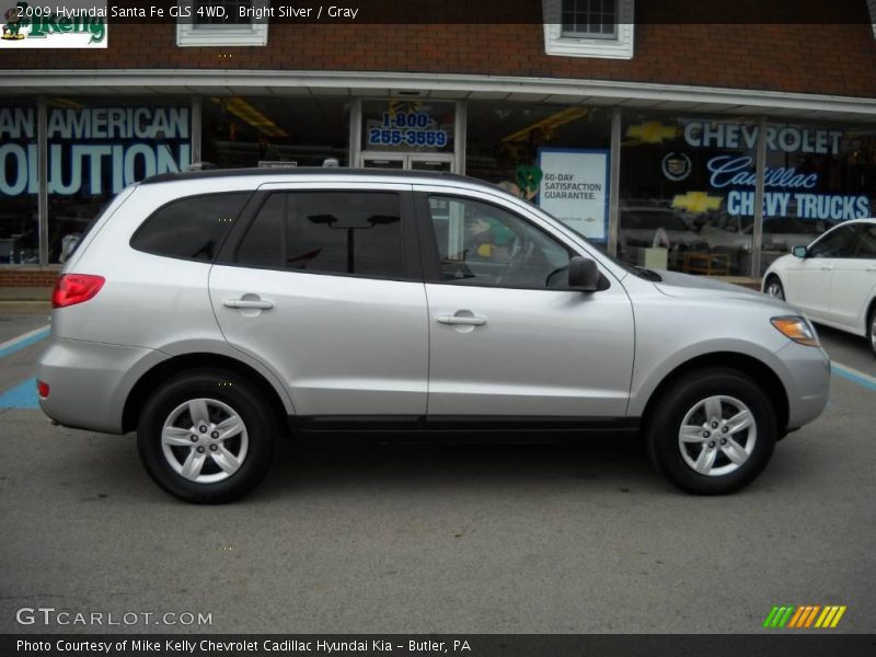 Bright Silver / Gray 2009 Hyundai Santa Fe GLS 4WD