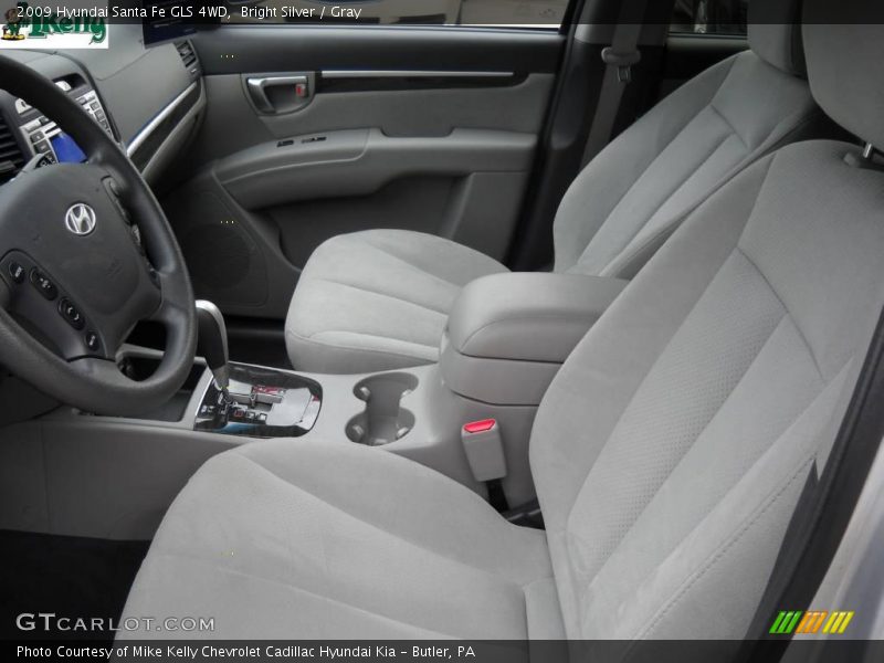 Bright Silver / Gray 2009 Hyundai Santa Fe GLS 4WD