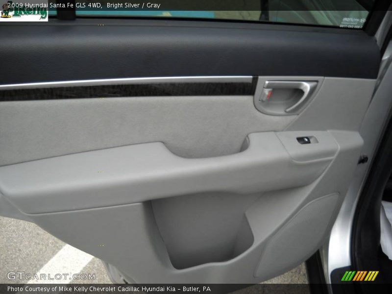 Bright Silver / Gray 2009 Hyundai Santa Fe GLS 4WD