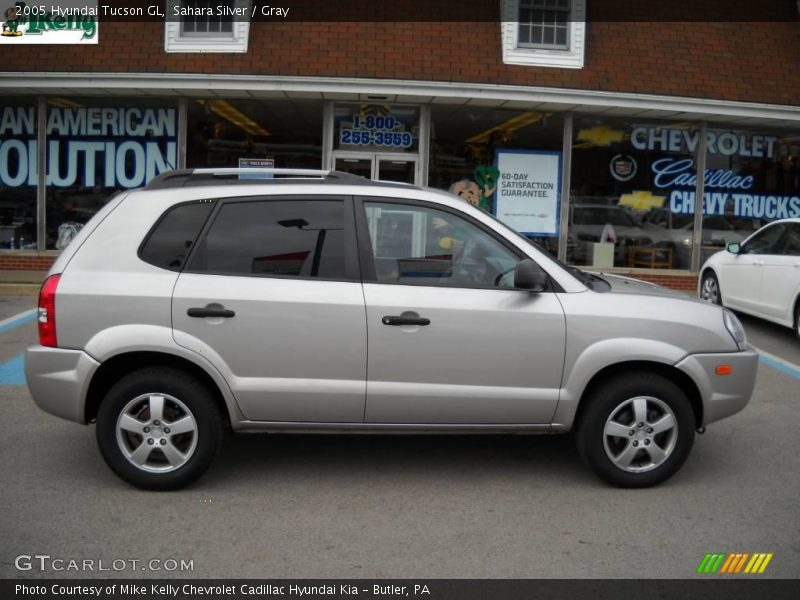 Sahara Silver / Gray 2005 Hyundai Tucson GL