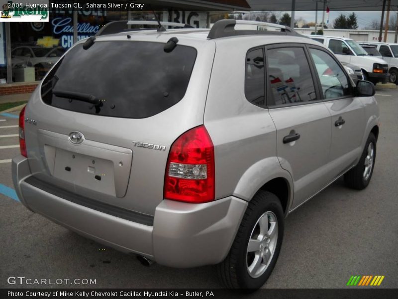 Sahara Silver / Gray 2005 Hyundai Tucson GL