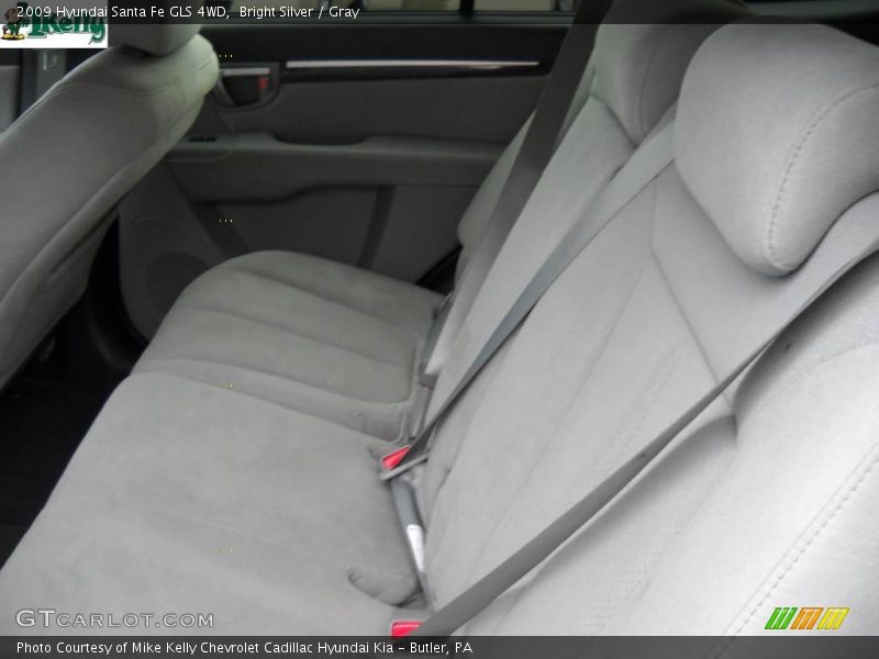 Bright Silver / Gray 2009 Hyundai Santa Fe GLS 4WD