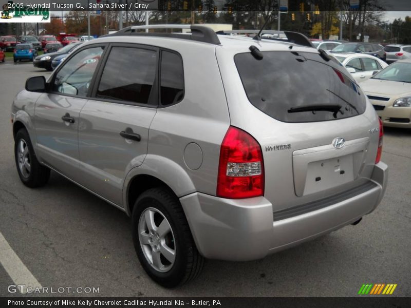 Sahara Silver / Gray 2005 Hyundai Tucson GL