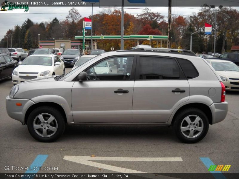 Sahara Silver / Gray 2005 Hyundai Tucson GL