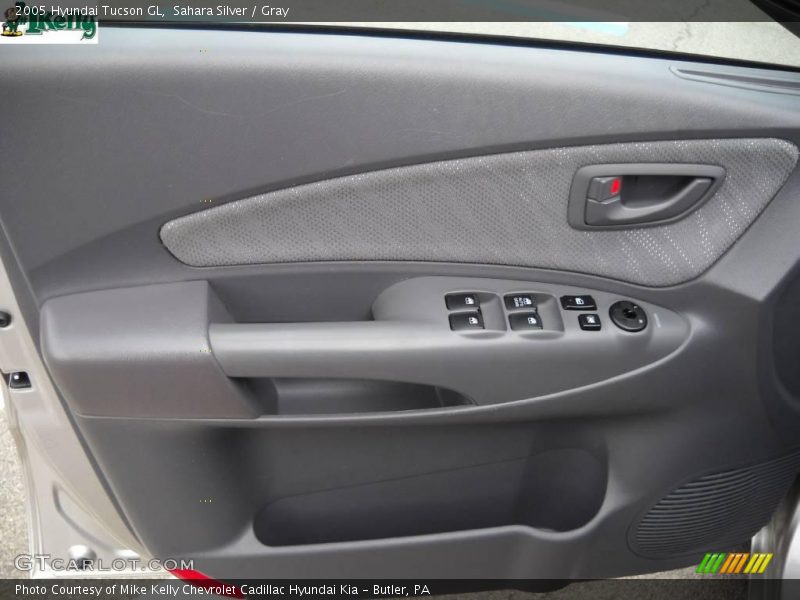 Sahara Silver / Gray 2005 Hyundai Tucson GL