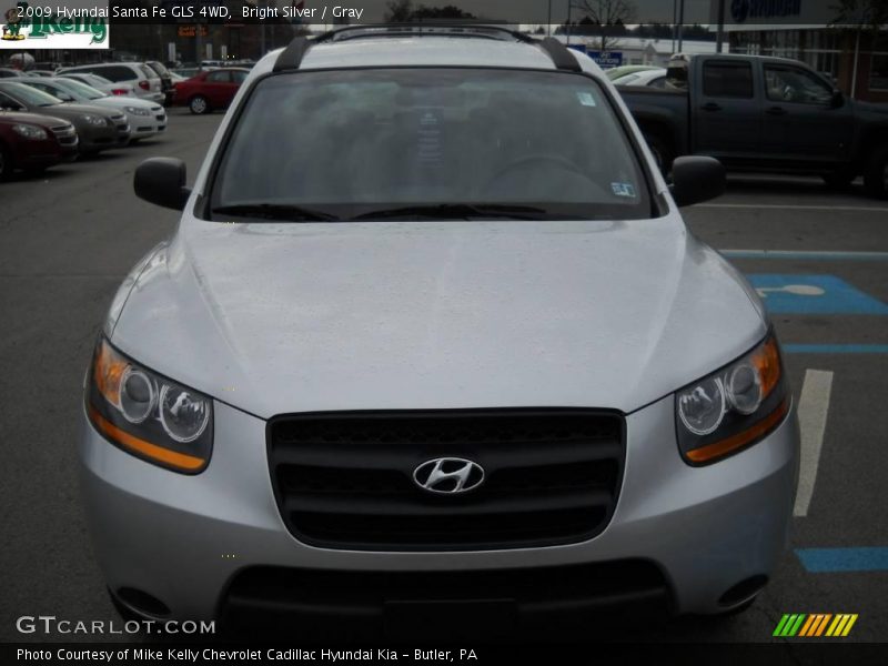 Bright Silver / Gray 2009 Hyundai Santa Fe GLS 4WD