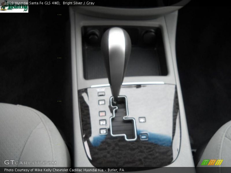 Bright Silver / Gray 2009 Hyundai Santa Fe GLS 4WD