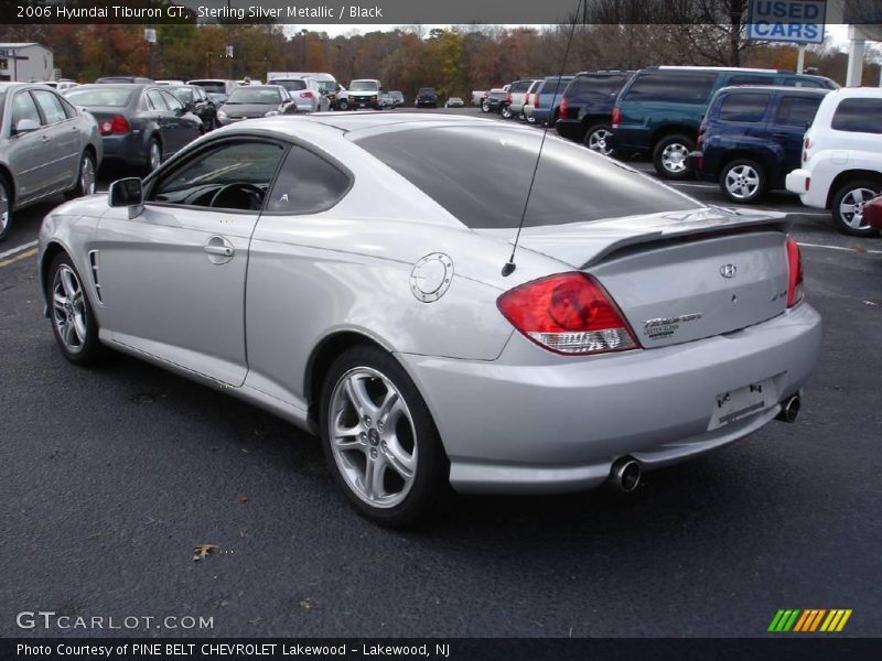 Sterling Silver Metallic / Black 2006 Hyundai Tiburon GT