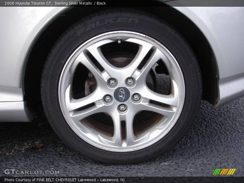 Sterling Silver Metallic / Black 2006 Hyundai Tiburon GT