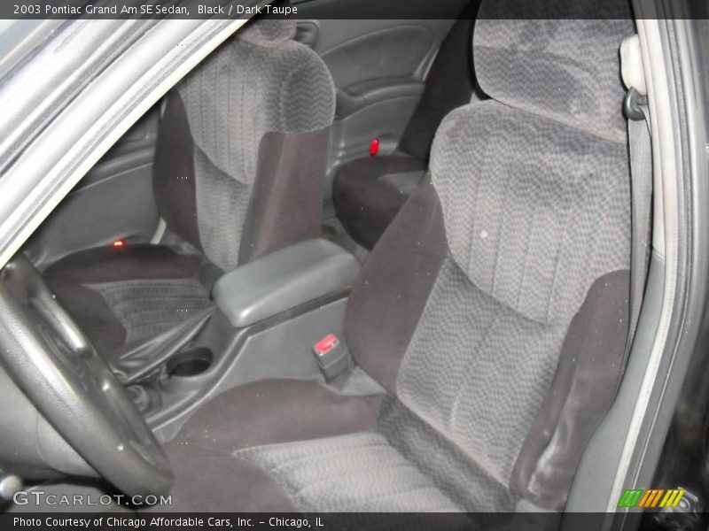 Black / Dark Taupe 2003 Pontiac Grand Am SE Sedan