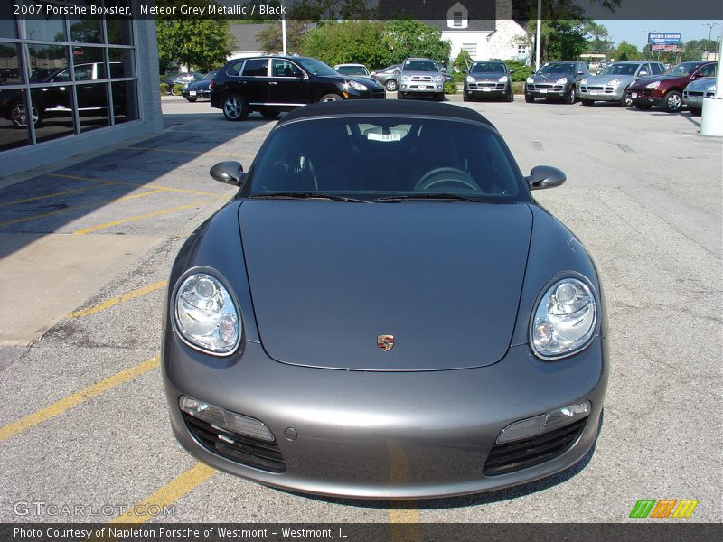 Meteor Grey Metallic / Black 2007 Porsche Boxster