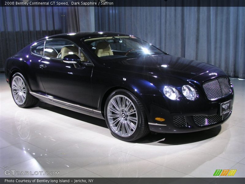 Dark Sapphire / Saffron 2008 Bentley Continental GT Speed