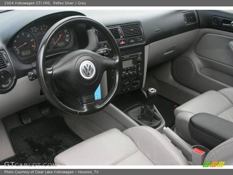 Reflex Silver / Grey 2004 Volkswagen GTI VR6