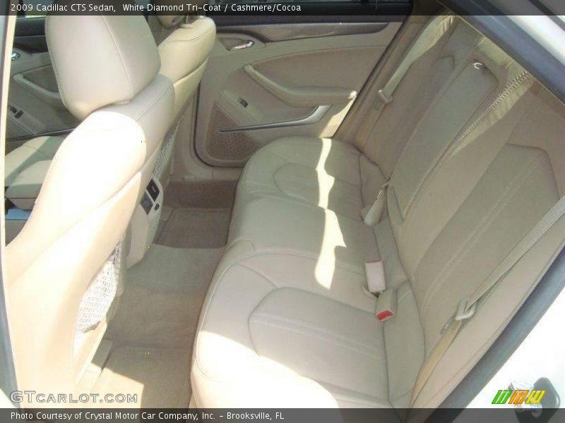 White Diamond Tri-Coat / Cashmere/Cocoa 2009 Cadillac CTS Sedan