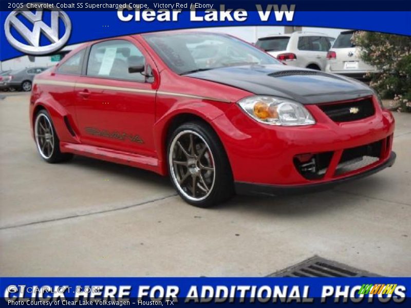 Victory Red / Ebony 2005 Chevrolet Cobalt SS Supercharged Coupe