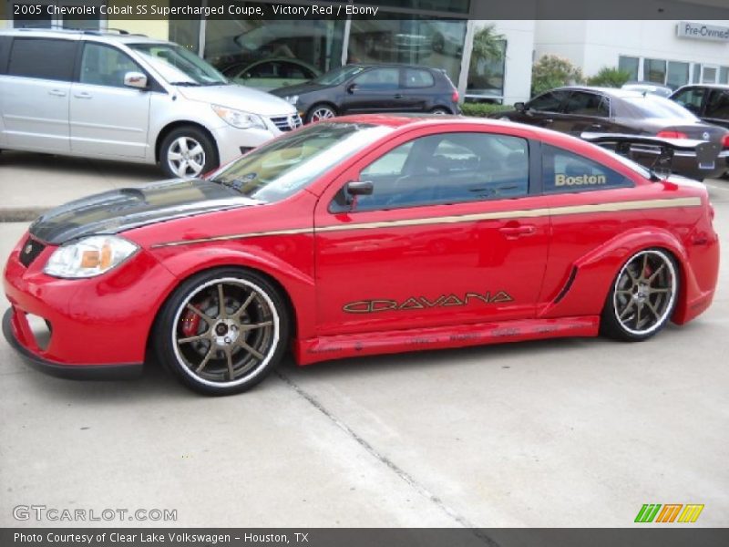 Victory Red / Ebony 2005 Chevrolet Cobalt SS Supercharged Coupe