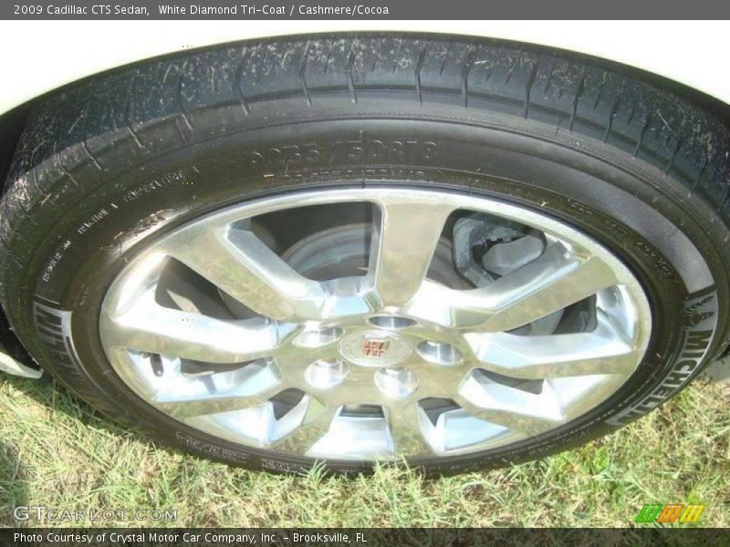 White Diamond Tri-Coat / Cashmere/Cocoa 2009 Cadillac CTS Sedan