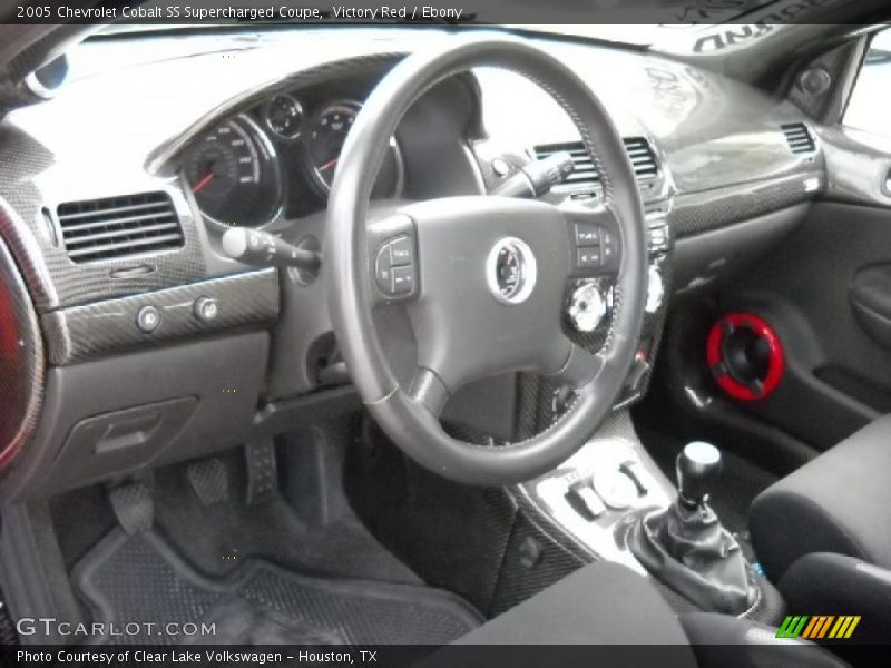 Victory Red / Ebony 2005 Chevrolet Cobalt SS Supercharged Coupe
